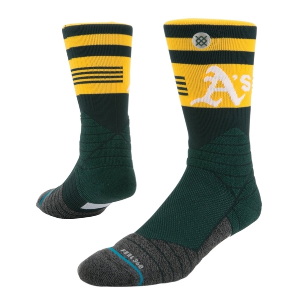 NWT Men's Oakland A's Stance Socks
